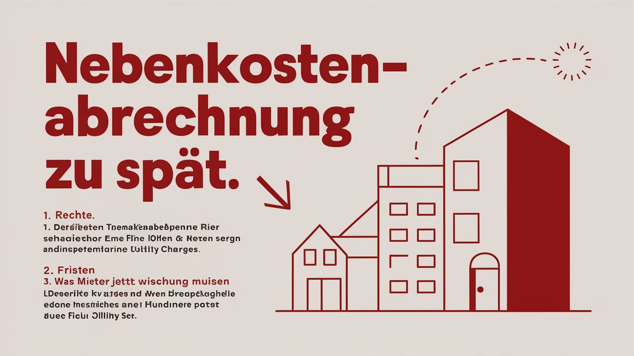nebenkostenabrechnung zu spät
