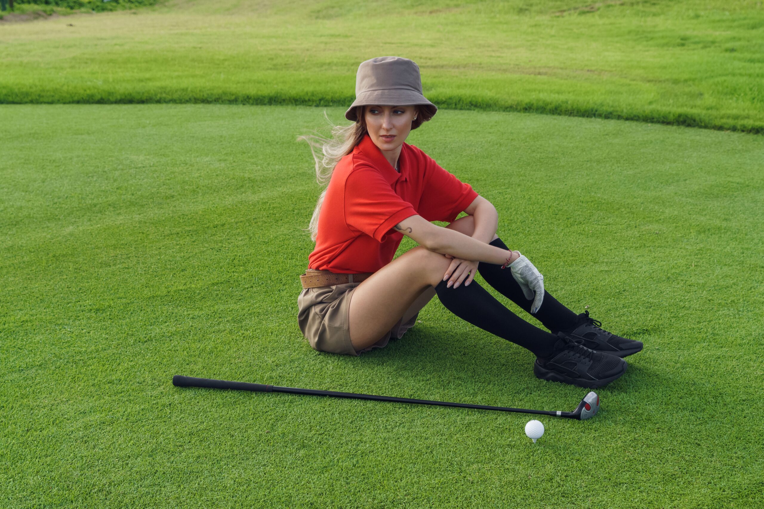 golf lady